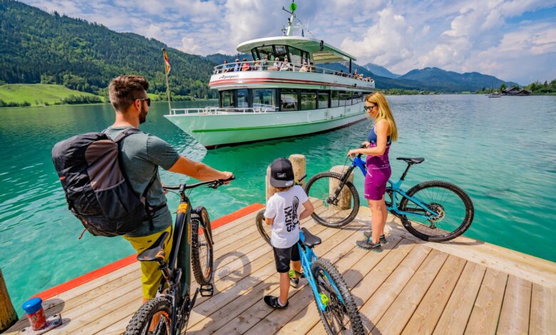 Bikeerlebnis mit Seeblick © weissensee.com Peter Maier