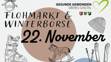Poster Wintersportbörse mit Flohmarkt in Dellach Gail